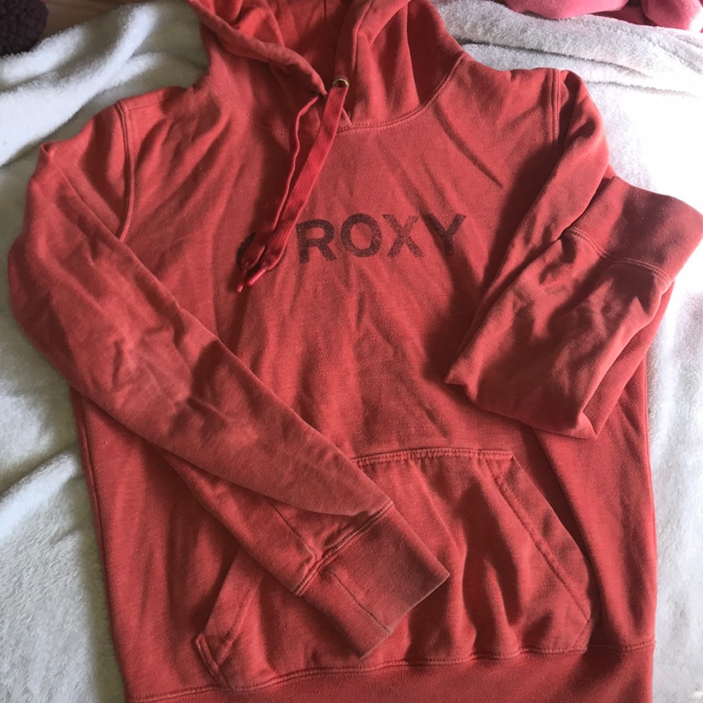 light red roxy hoodie